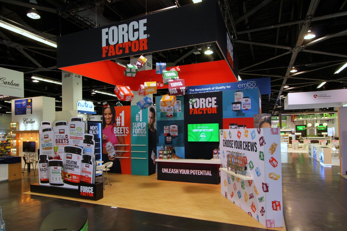 Force Factor: High-Impact, Retail-Inspired Custom Exhibits