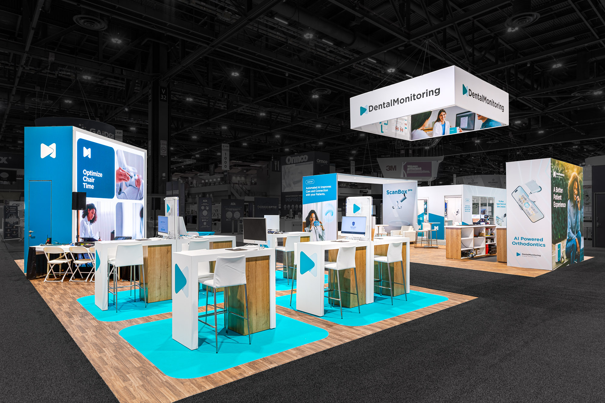 Dental Monitoring: Dynamic Exhibit Designs for Innovative Brands