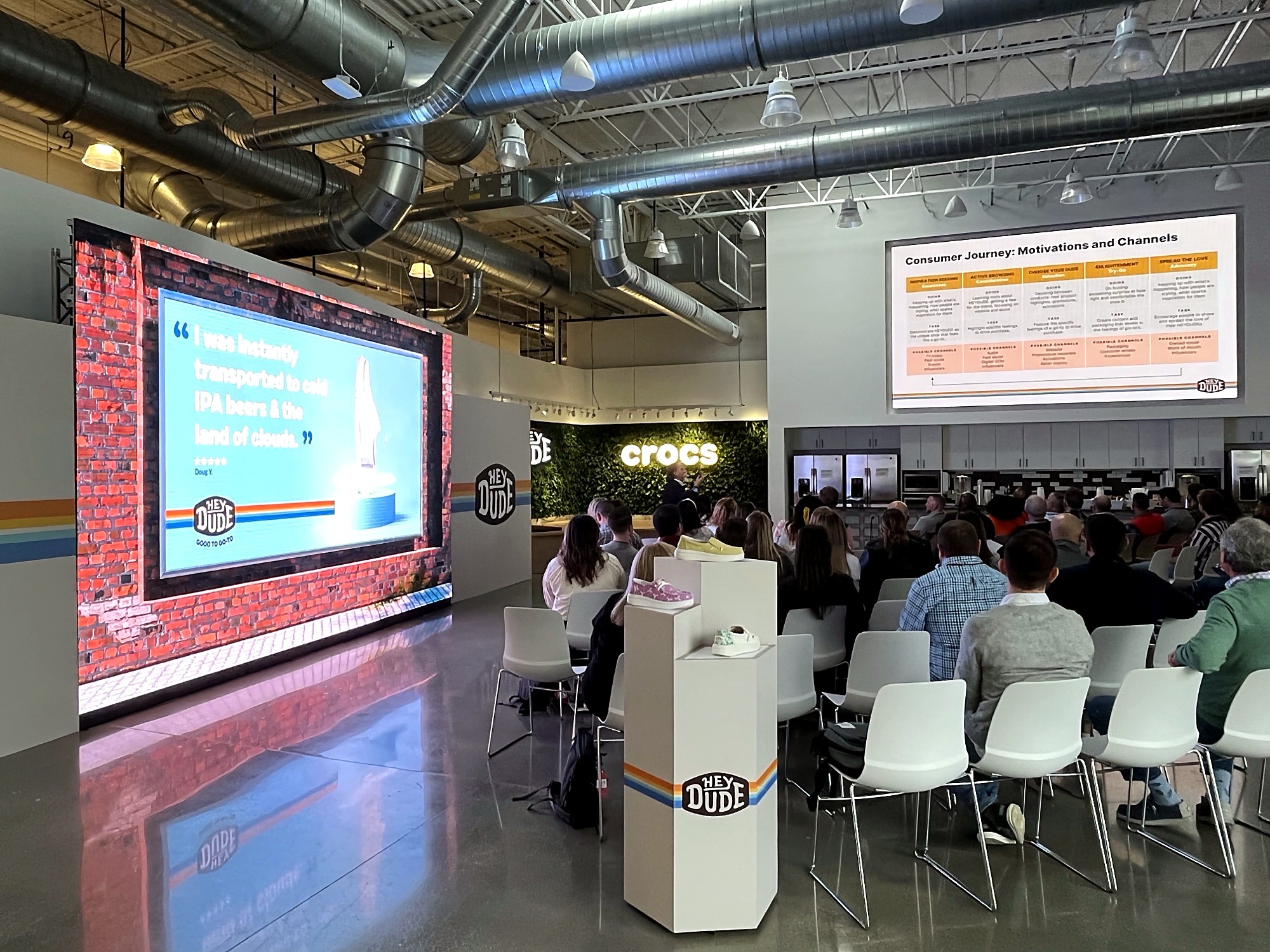 Crocs HQ — LED Wall & Event Production