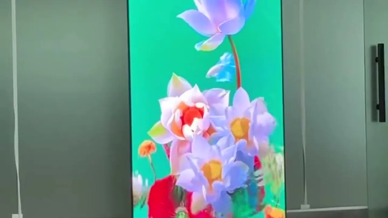 Tri-Fold LED Poster