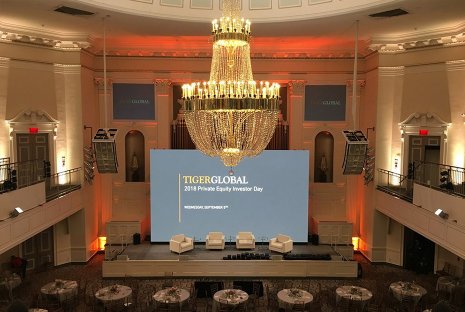 LED Video Wall for Tiger Global Conference. Park Avenue, NYC