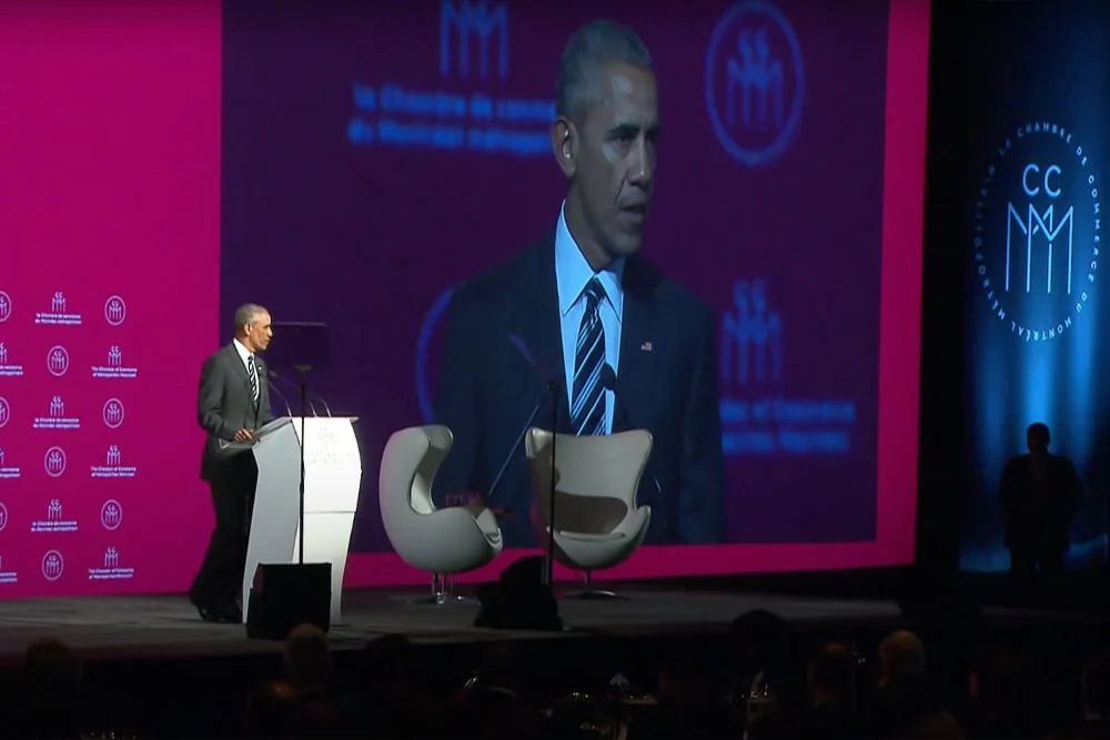 Grand Leaders of the Chamber of Commerce of Metropolitan Montreal – Barack Obama (2017)