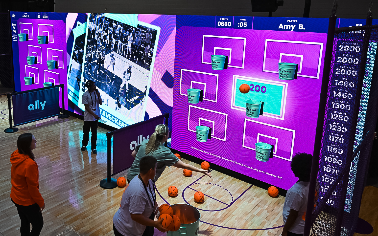 Ally at WNBA All-Star Weekend