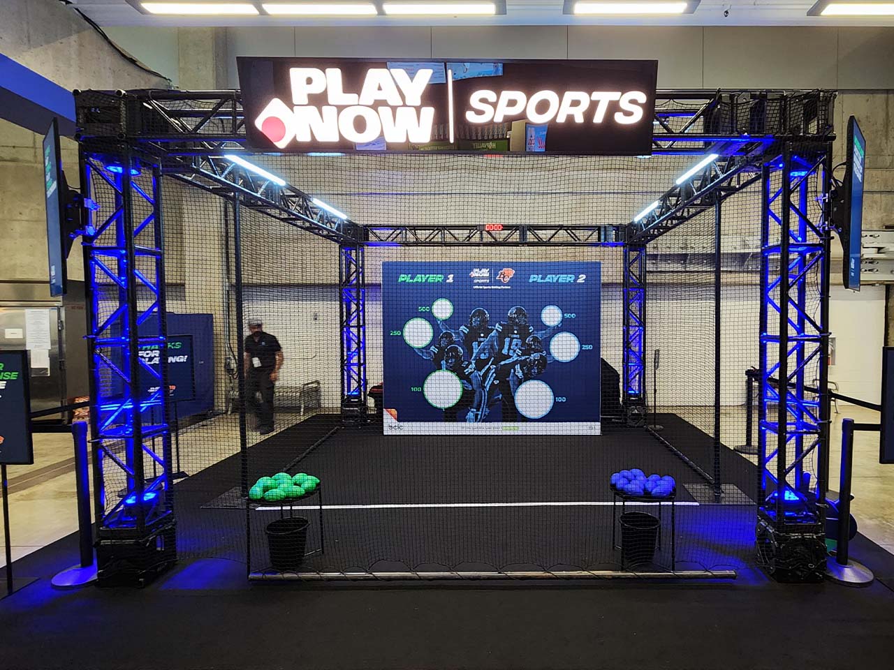 Play Now Sports Booth Activation