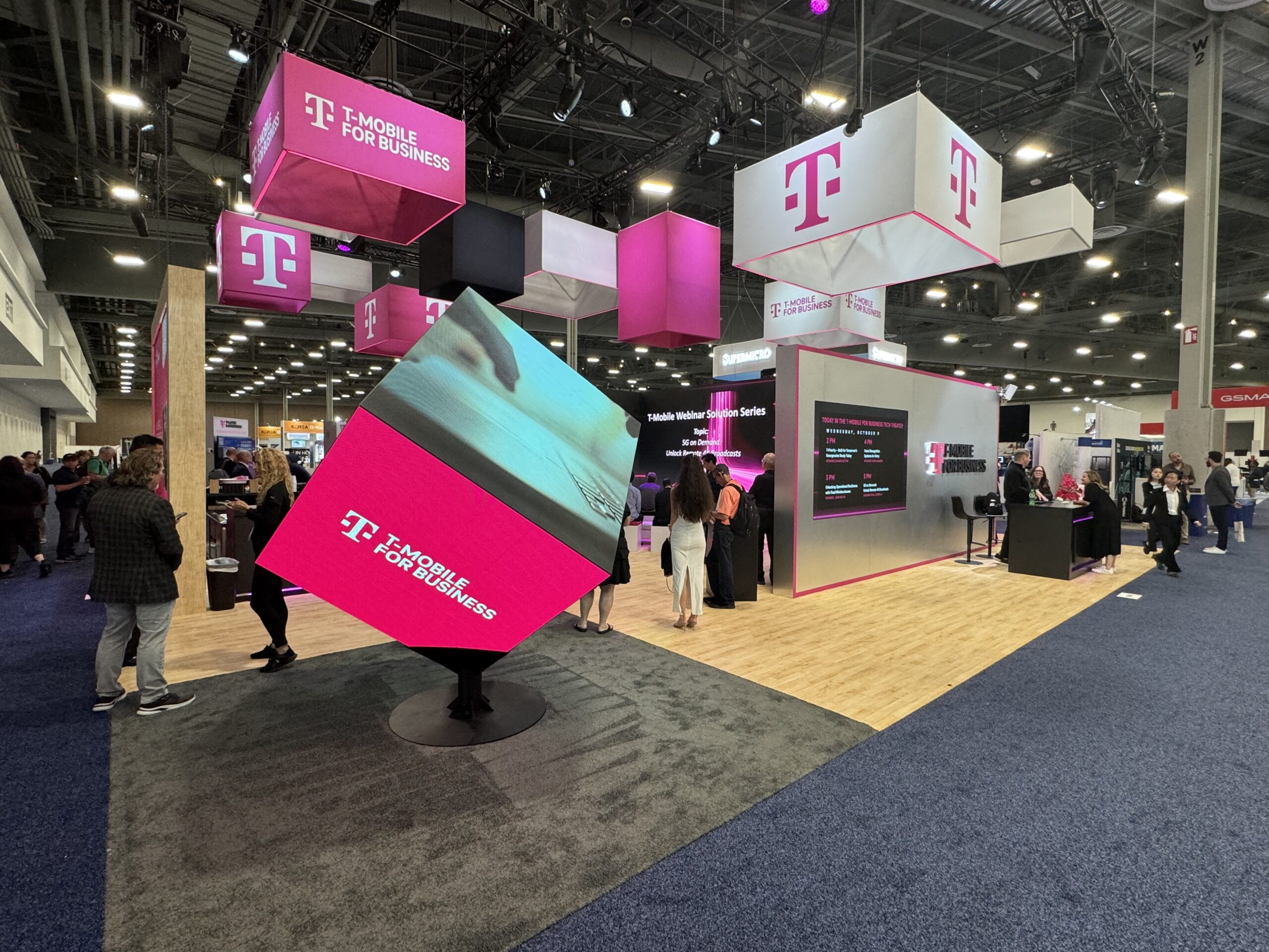 T-Mobile exhibit with signature elements