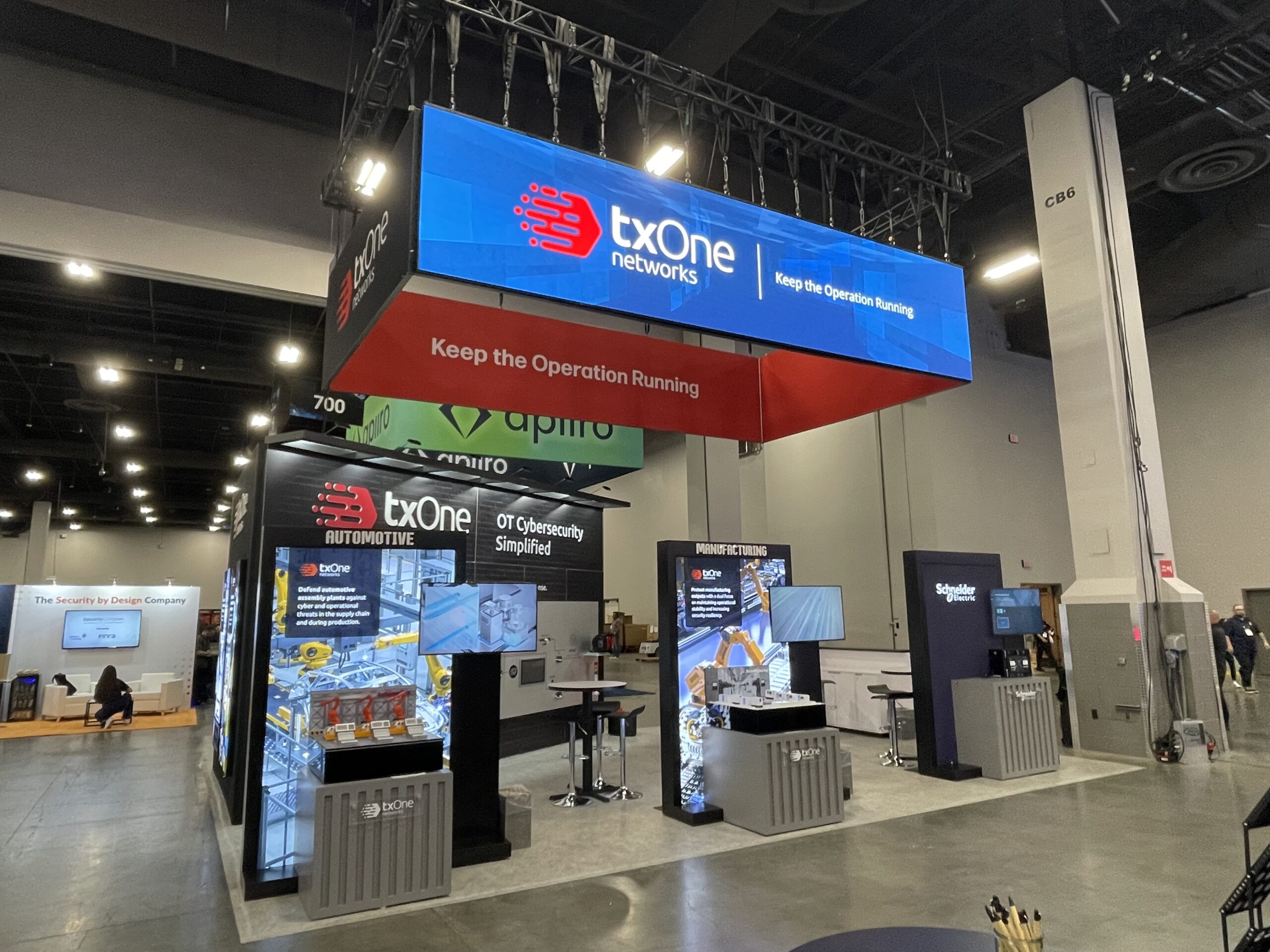 TXOne Networks trade show booth