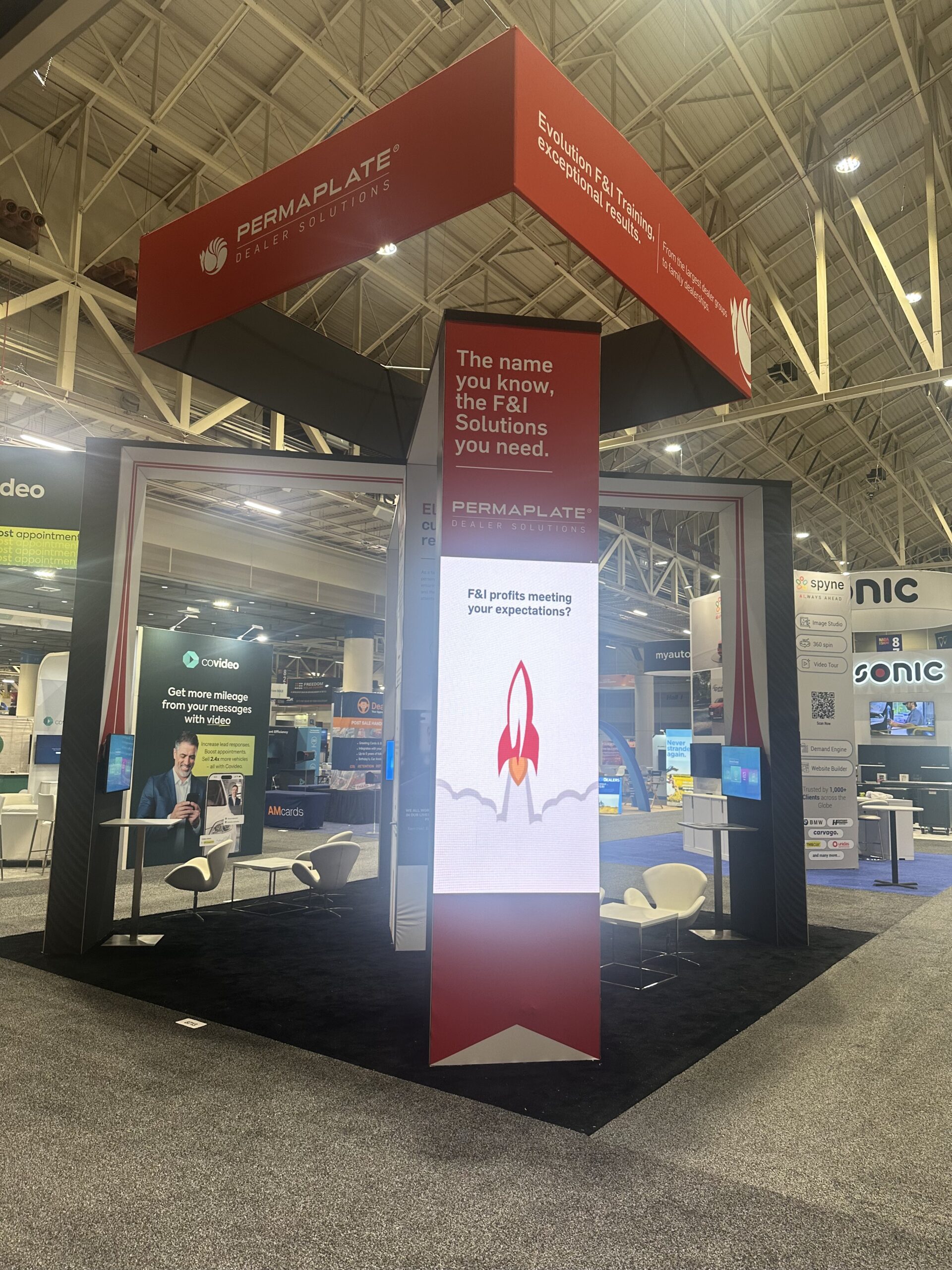 PermaPlate Dealer Solutions booth at NADA