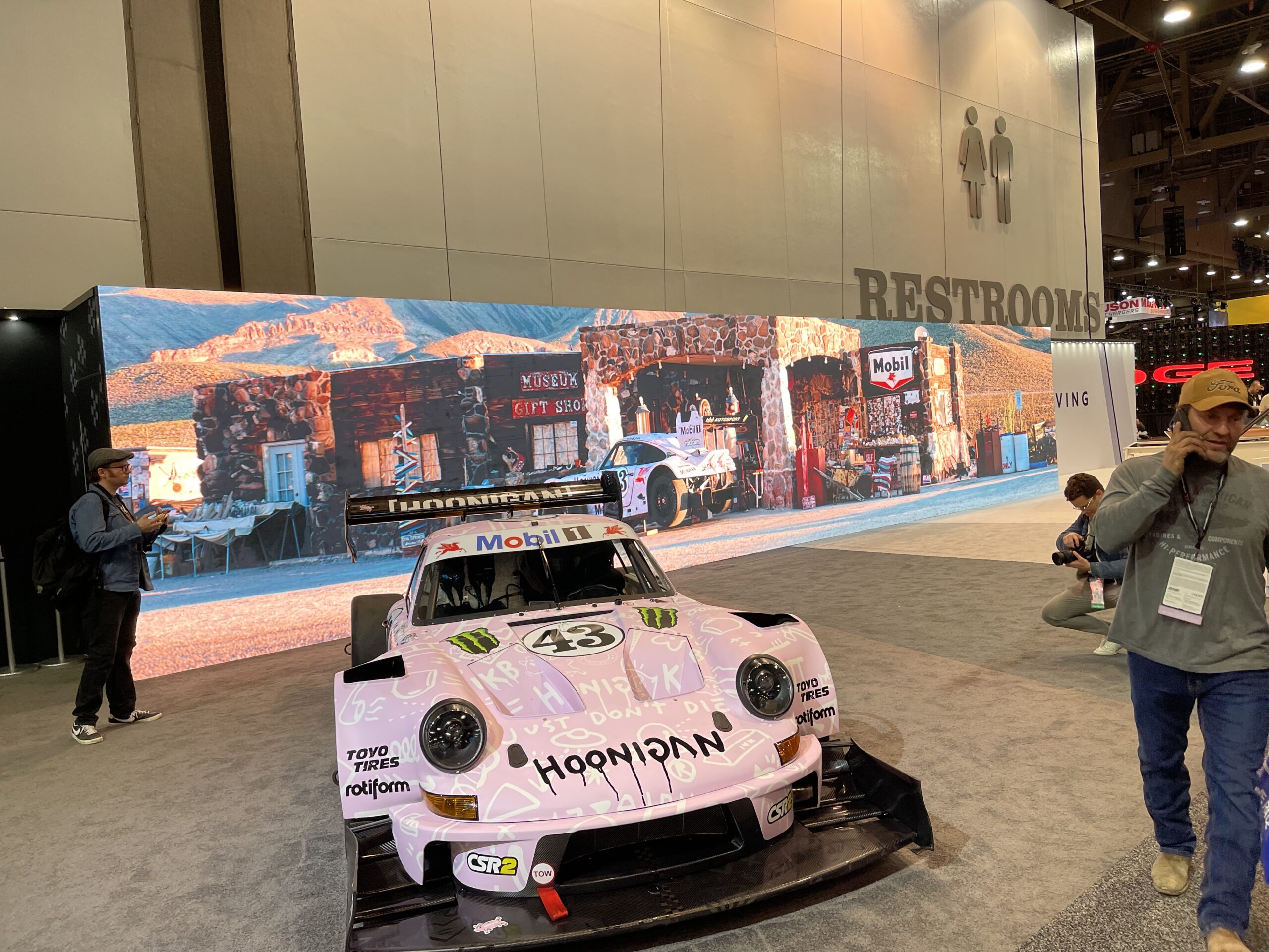 Automotive trade show exhibit