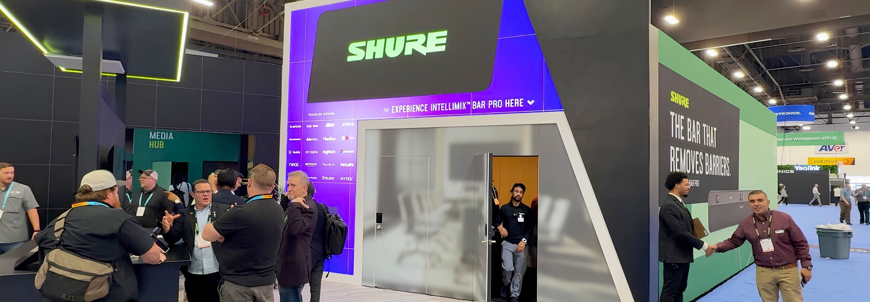 SHURE LED Wall at InfoComm 2026