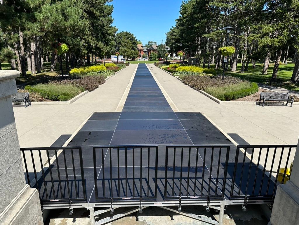 260ft Custom Stage Build – Wedding Ceremony – Gage Park Hamilton