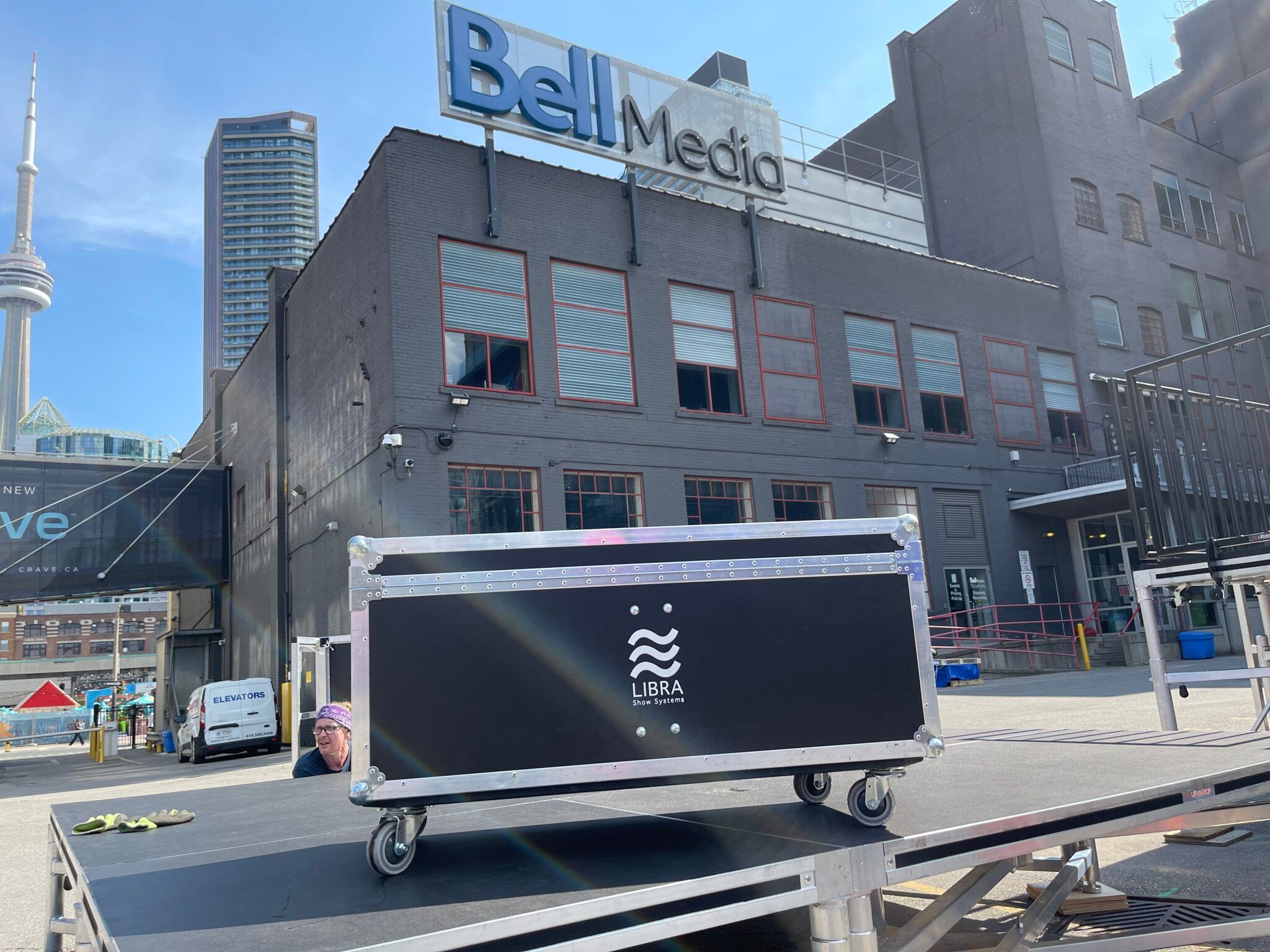 Stage Build for Media Event – Bell Media