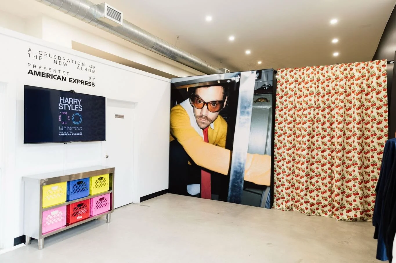 American Express Harry Styles pop-up