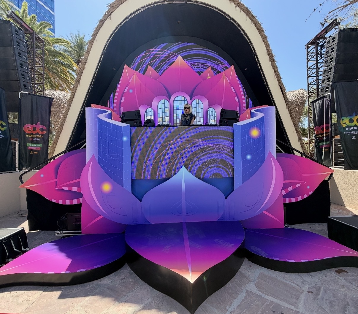 Hotel EDC Stage Design & Production with Vibee