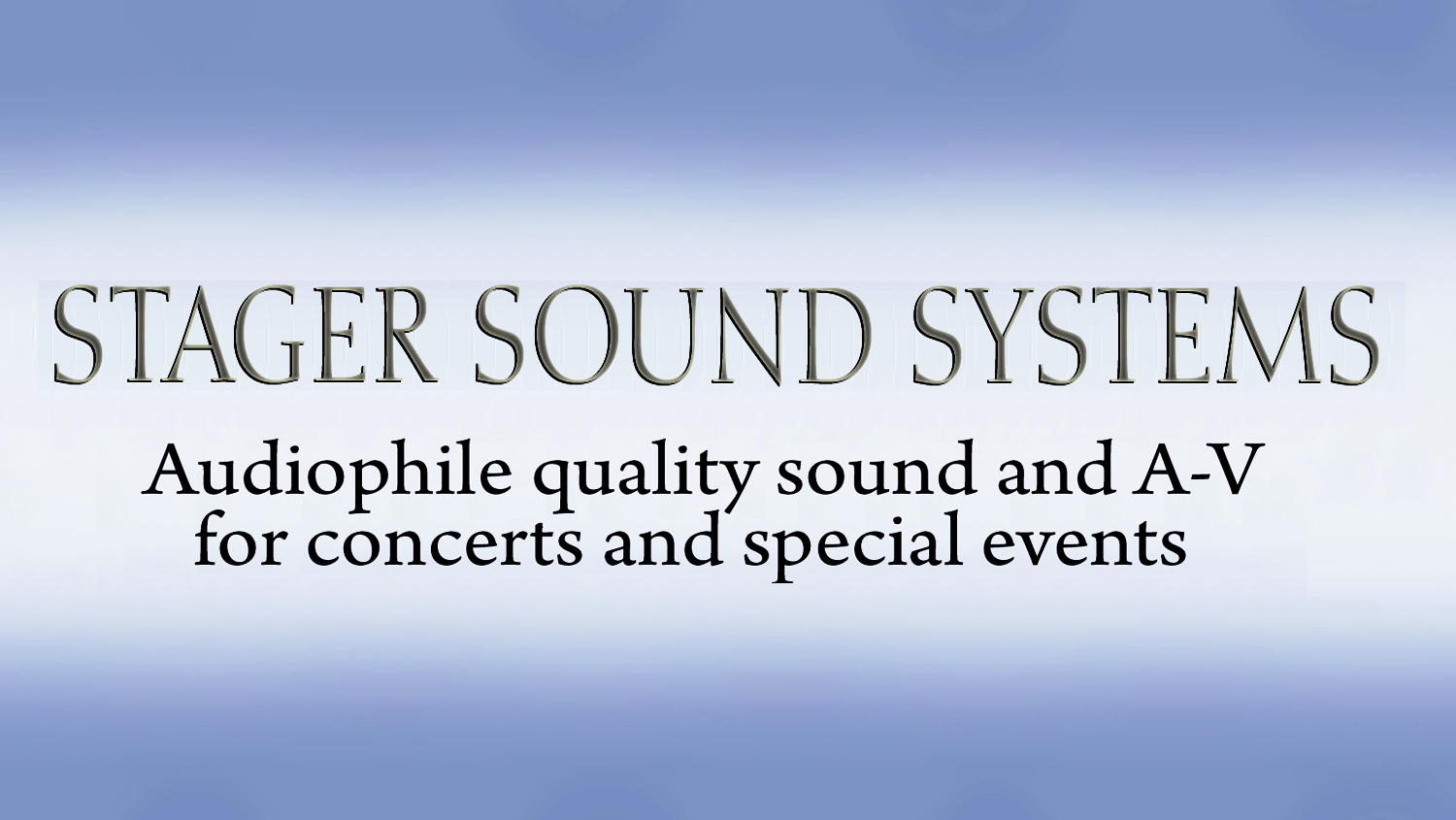 Stager Sound Systems logo