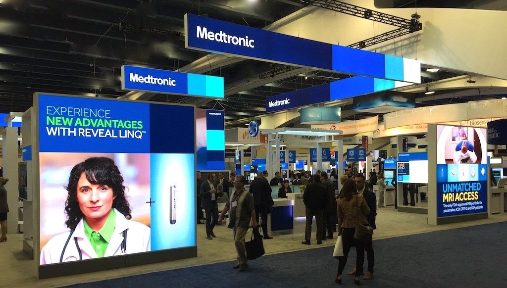 Medtronic Trade Show Booth – HRS Conference