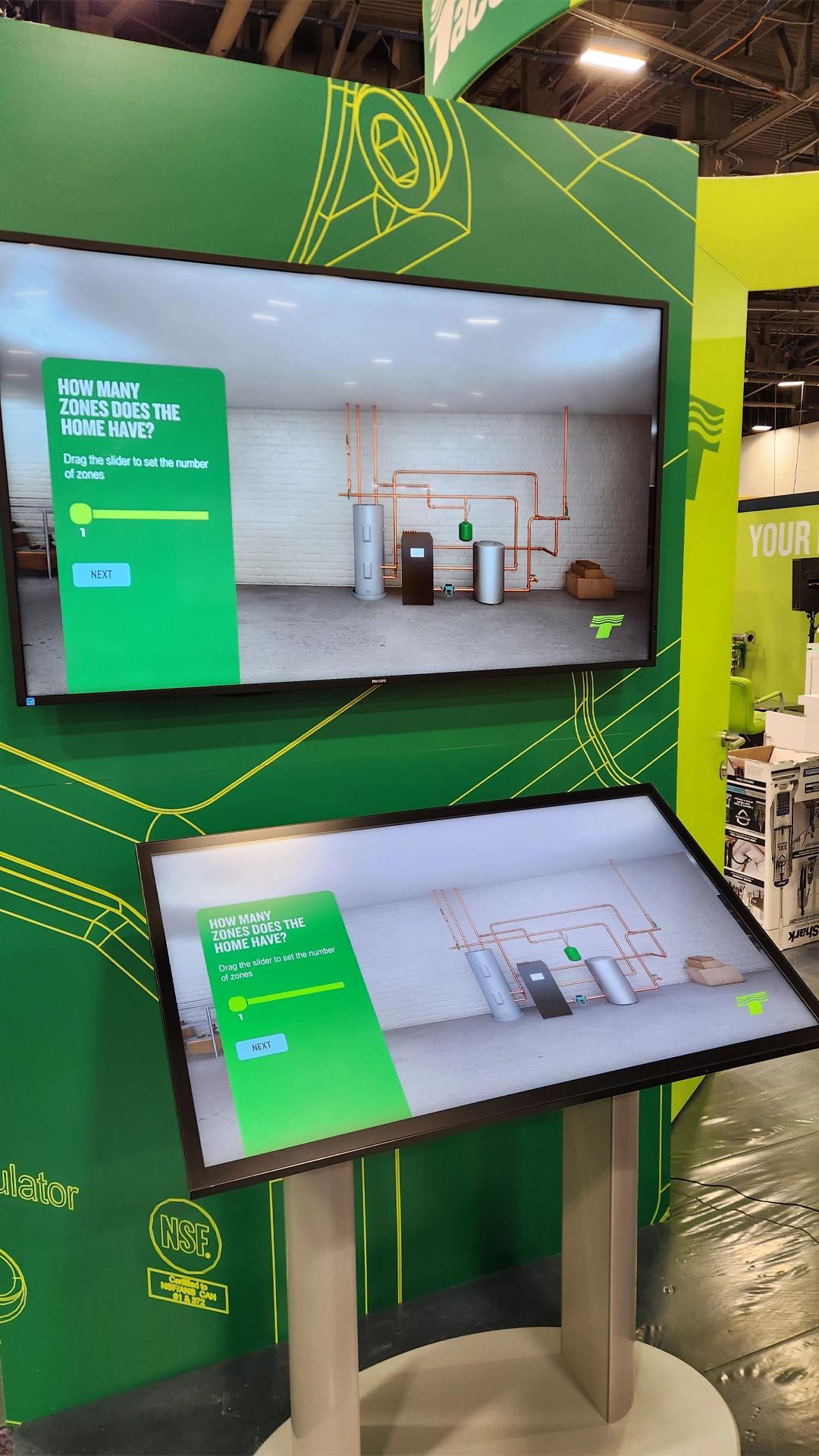Interactive Trade Show Booth & App for TACO