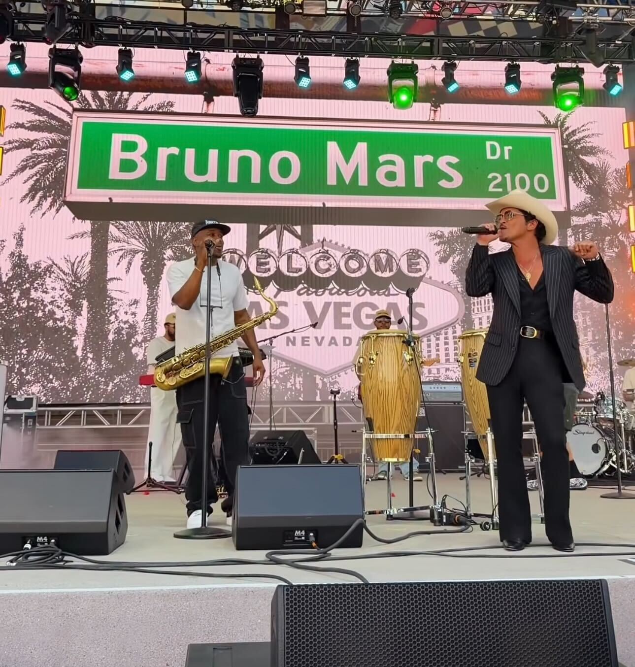 Bruno Mars Blvd Dedication