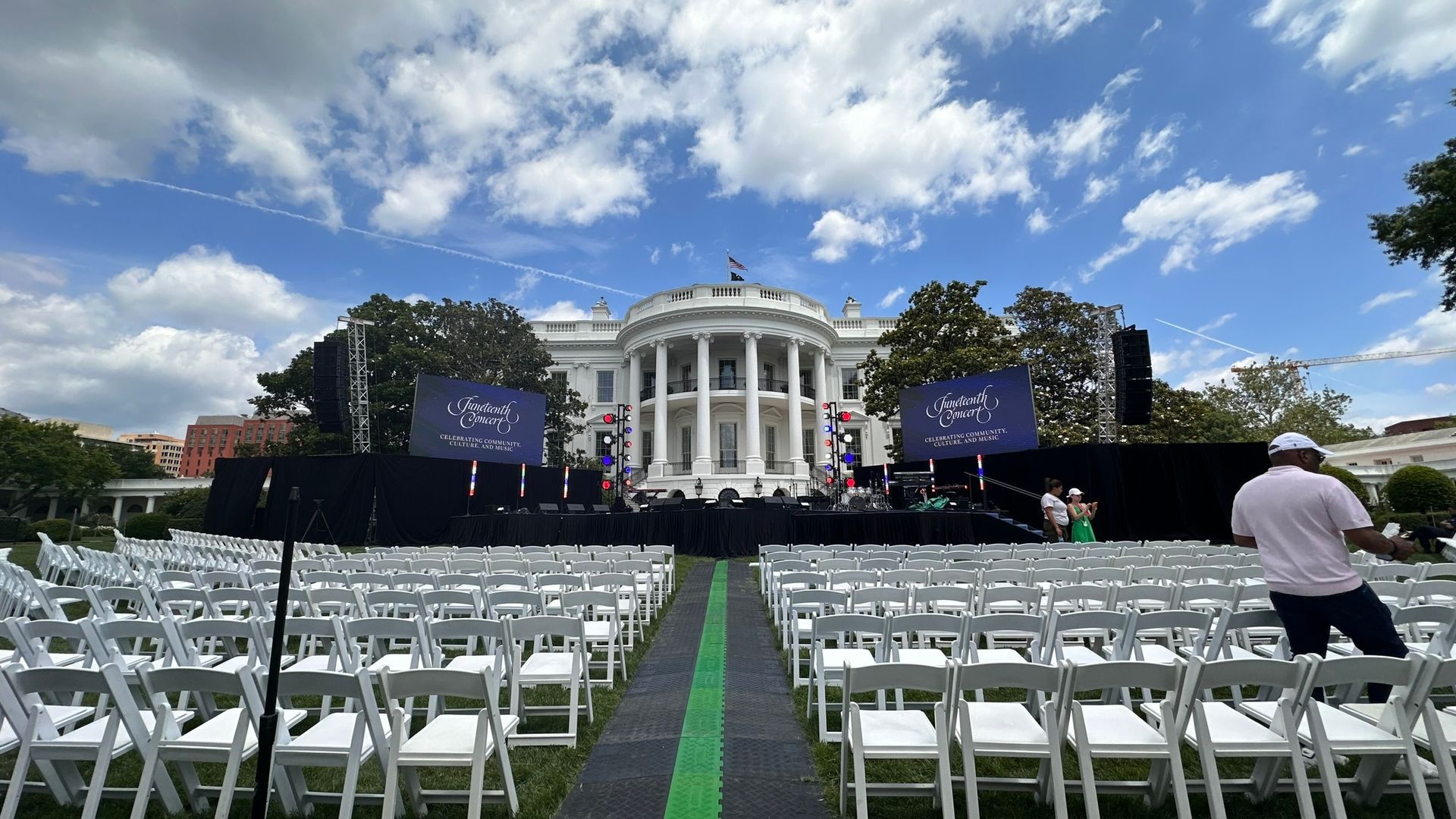 LED Video Trailers at the White House