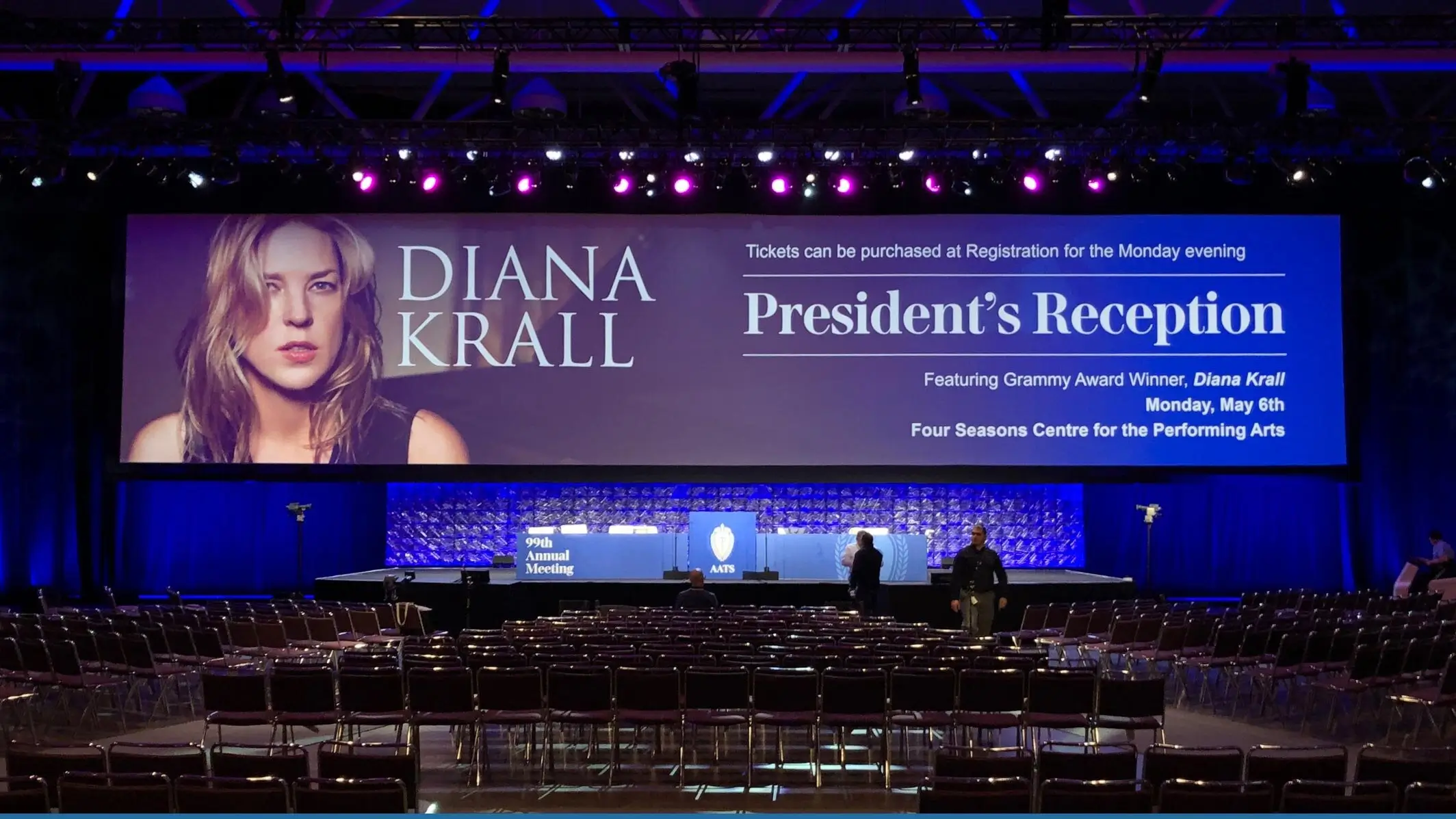 Diana Krall at the President's Reception