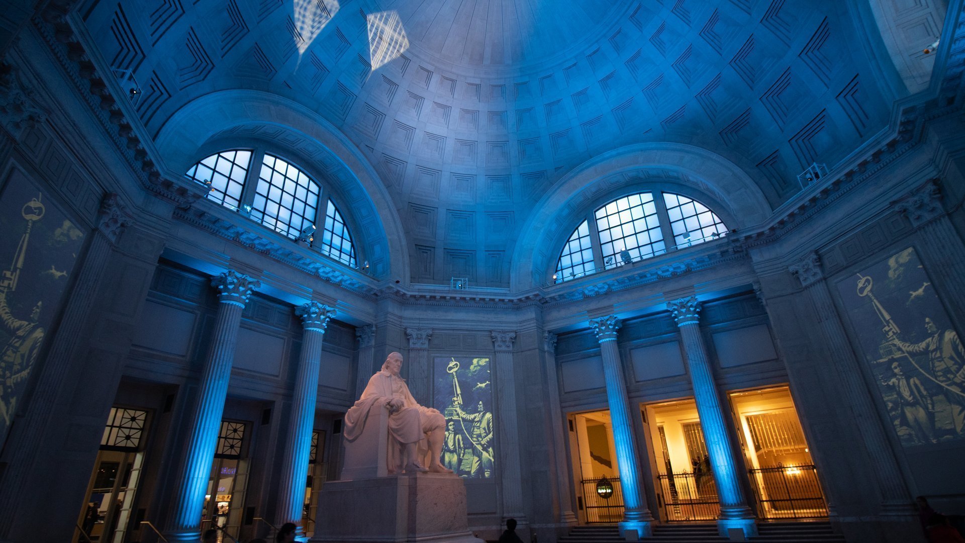 Franklin Hall at the Franklin Institute
